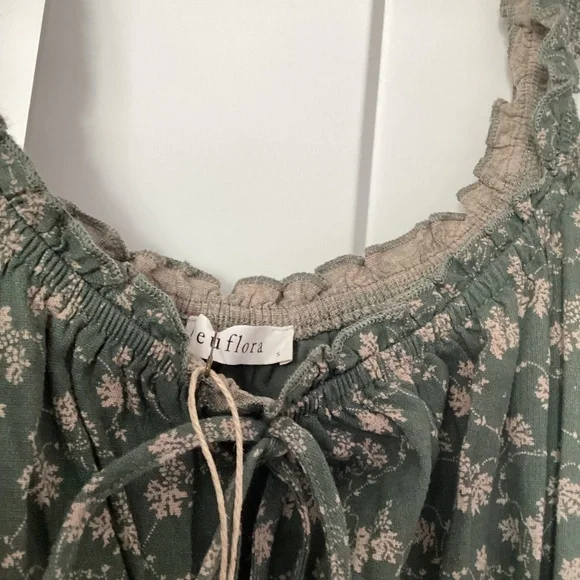 NWT Neuflora Tuscany Dress - Dusty Teal - Picture 4 of 4